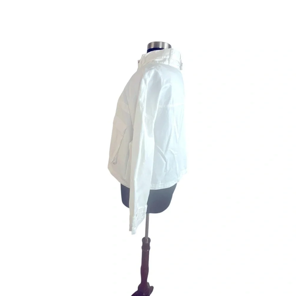Excuse Vintage Oversized Cotton Cropped Women's Jacket Plus Size Dead Stock Nwot